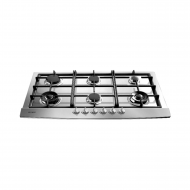Kelvinator Builtin Gas Hob/90cm/6 Burner/2 TRIPLE FLAME/Steel - (KRBH-ASCL2TSE-196/X)