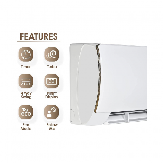 Super General Split WallType AC / Cold / 12000btu (KSGS123GE)