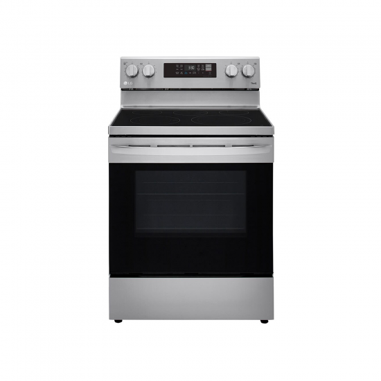 LG Electric Cooker/Ceramic/5 Hotplate/Oven Fan/Wi-Fi/Self Clean/ٍStainless Steel - (LREL6323S)