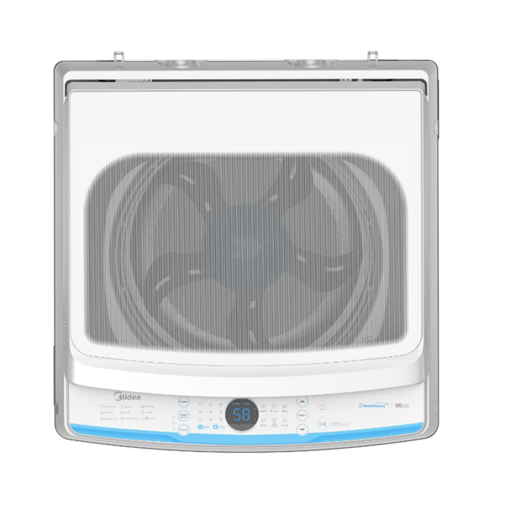 Midea Auto Washing Machine / Top Load / 8Kg / 8 Program / White - (MA200W80/W-SA)
