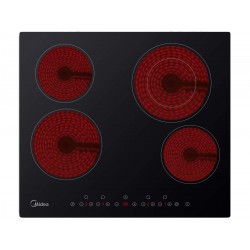 Midea Builtin Electric Hob/60cm/Ceramic/4 Hotplate - (MCHF645)