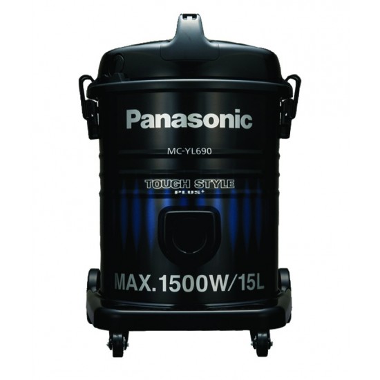 Panasonic Vacuum Cleaner/Drum/15Ltr/1500W/Blue-Black - (MCYL690A747J2)