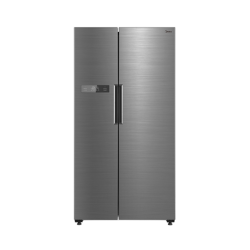 Midea Refrigerator / Inverter / 18.4 cu/ft. (520Ltr) / Side by Side 2Door / Steel  - (MDRS722MYU46D)