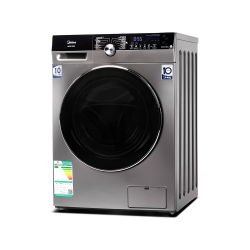 Midea Auto Washing Machine / Front Load / 10Kg / Silver - (MFK100S)