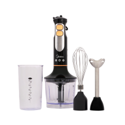 Midea Hand Blender / 1.65 Ltr Bowl / 0.6 Ltr Measuring Cup / Steel blades / 400 W / Black - MJBH4001W