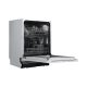 Midea Built in Dish Washer (Concealed Design) / 14 Places / 5 Programs / Stainless Steel - (WQP14-7713F)