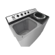 Panasonic Twintub Washing Machine/16Kg/Gray - (NA-W16XG1BSA)