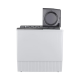 Panasonic Twintub Washing Machine/18Kg/Gray - (NA-W18XG1BSA)