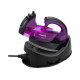 Panasonic Steam Iron/Cordless/Digital Control/Ceramic/135ml/1550W/Black-Purple - (NI-WL41VTH)