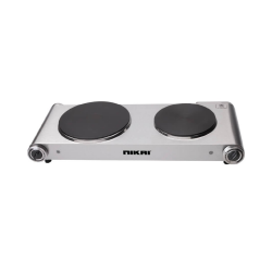 Nikai Hotplate Cooker / 2 Hotplate / 1900-2500W / Steel - (NKTOE5N2)