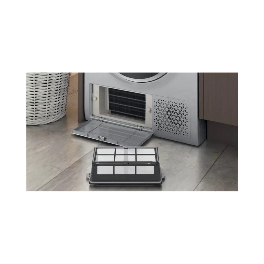 Ariston Dryer/Condenser/Front Load/Inverter/8kg/Silver - (NTSCM108BS 60HZ)