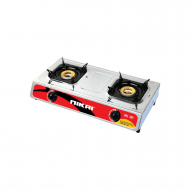 Nikai Table Gas Cooker/2Burner/Steel - (NG842K1)
