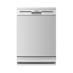 Sharp Dish Washer / 12 Places / 6 Programs / Silver - (QW-MB612K-SS3)