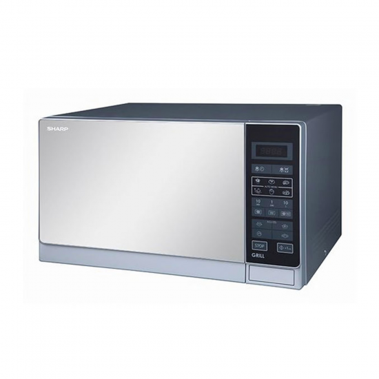 Sharp Microwave Oven / Grill / 34Ltr / 1000W / Silver - (R77AS-ST)