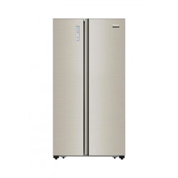 Hisense Refrigerator Side by Side / Inverter /17.90 cu/ft / 2 Doors / Golden - (RCI72WG)