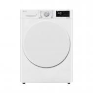 LG Dryer/Front Load/Condensing/9kg/Duel Inverter/Heat pump/Wi-Fi/White - (RH90V3AV0W)