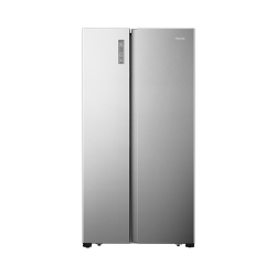 Hisense Refrigerator Side by Side / Inverter /17.90 cu/ft / 2 Doors / Steel - (RS67W2NQ)