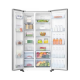 Hisense Refrigerator Side by Side / Inverter /17.90 cu/ft / 2 Doors / Steel - (RS67W2NQ)