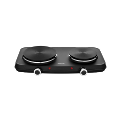 SENCOR Hotplate Cooker / 2 Hotplate / 2250W / Black - (SCP 2254BK)