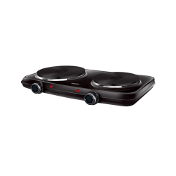 SENCOR Hotplate Cooker / 2 Hotplate / 2250W / Black - (SCP 2254BK)