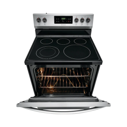 Gibson Electric Cooker/Ceramic/5 Hotplate/steel - (SCRE3054AS)