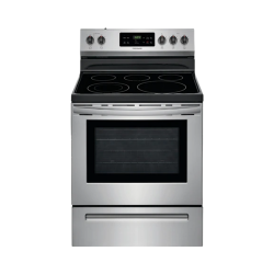 Gibson Electric Cooker/Ceramic/5 Hotplate/steel - (SCRE3054AS)
