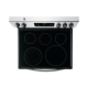 Gibson Electric Cooker/Ceramic/5 Hotplate/steel - (SCRE3054AS)