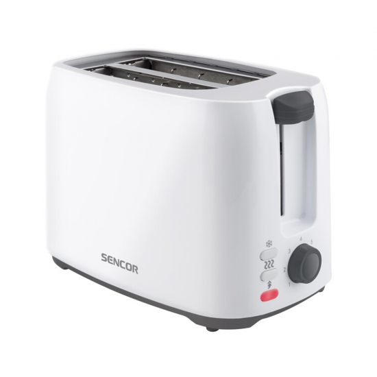 SENCOR Electric Toaster / 2 Slots (135mm) / 7 Browning setting  / 750W / White - (STS 2606WH)