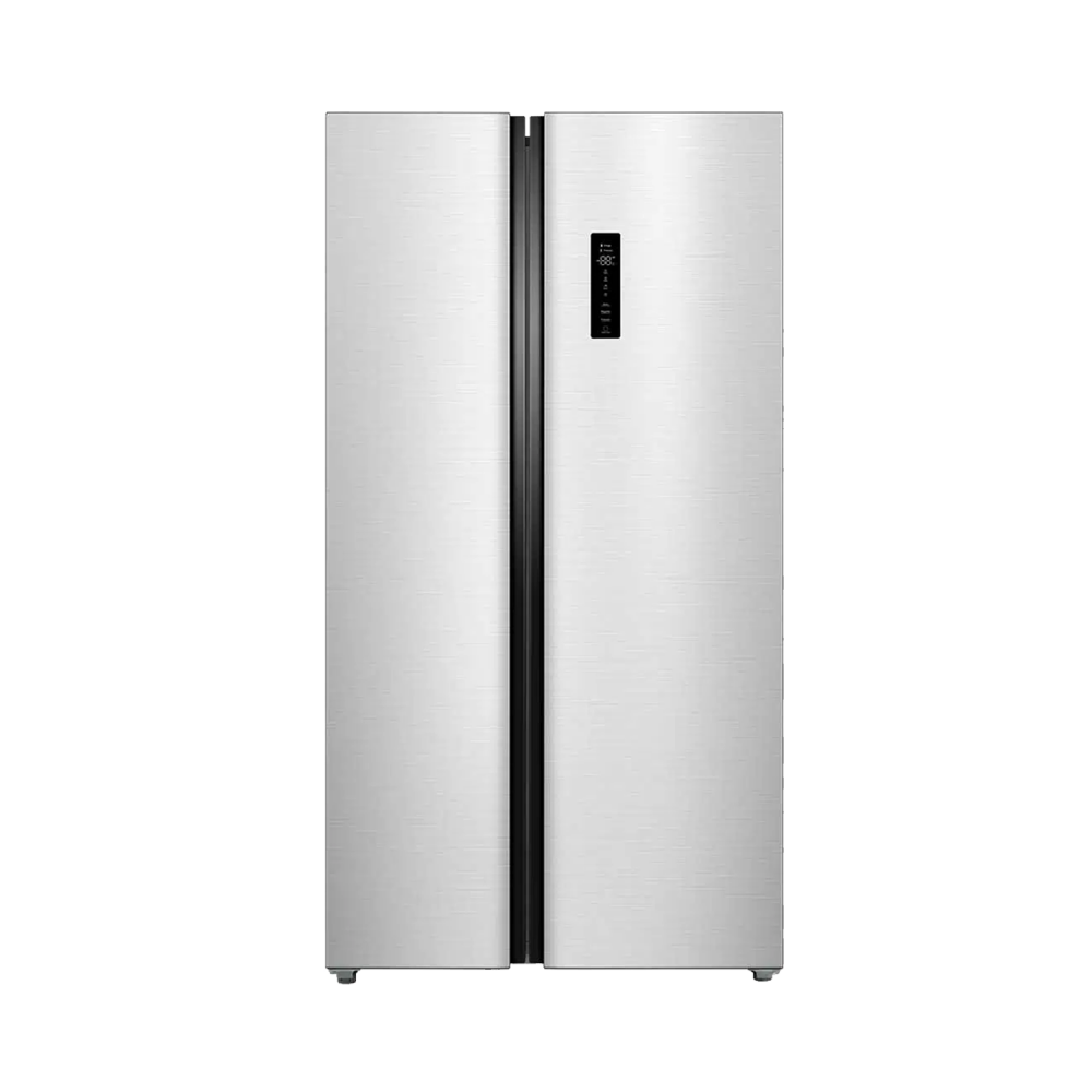 TCL Refrigerator  / Side by Side - 2 Doors / Inverter / 21.6 cu ft  /  Silver - (TRS-P650YB1XS)