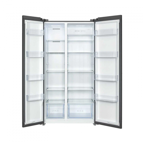 TCL Refrigerator  / Side by Side - 2 Doors / Inverter / 21.6 cu ft  /  Silver - (TRS-P650YB1XS)