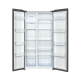 TCL Refrigerator  / Side by Side - 2 Doors / Inverter / 21.6 cu ft  /  Silver - (TRS-P650YB1XS)