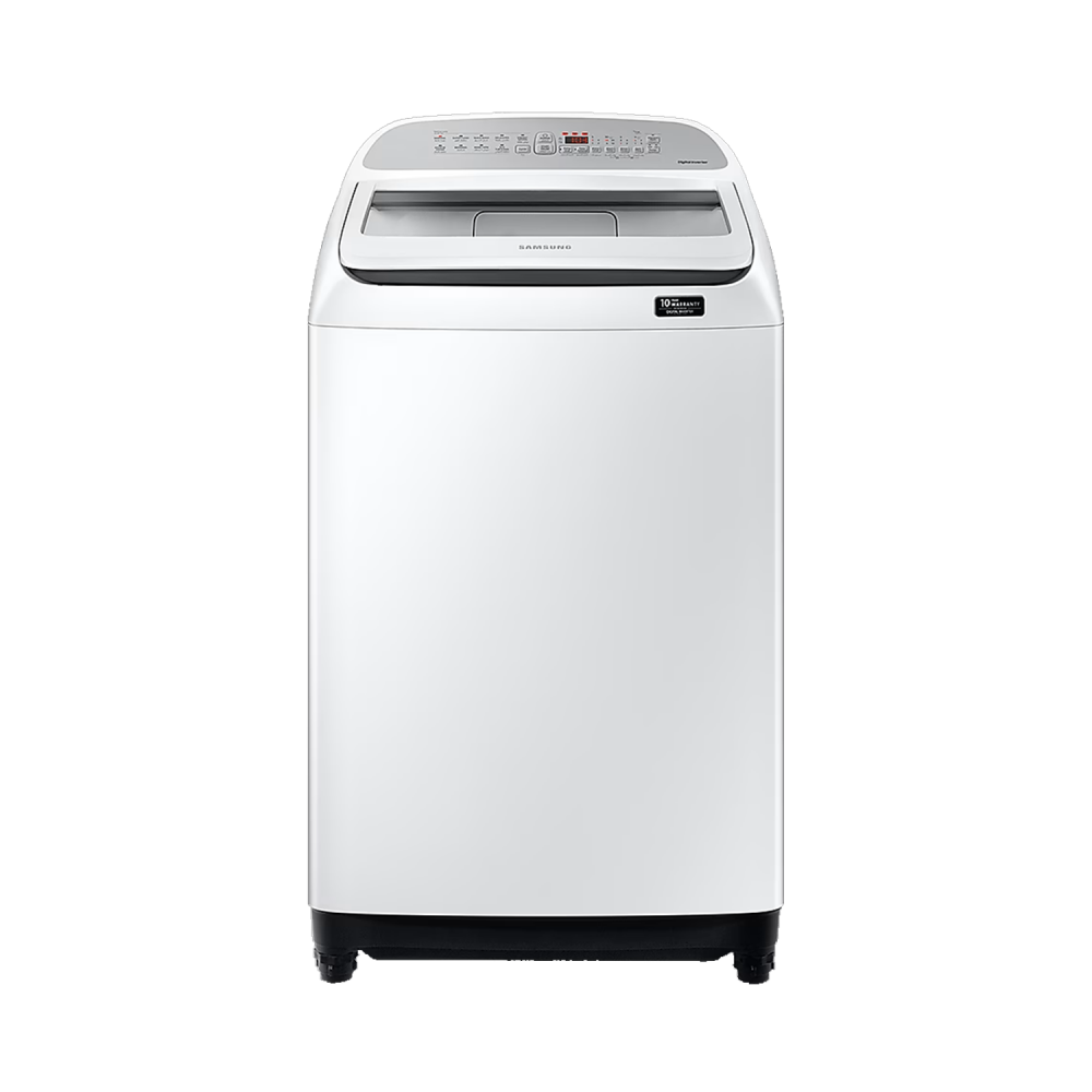 Samsung Auto Washing Machine / 10KG /Top Load / Smart Check / Steam / Inverter / White - (WA10B5251WWYL)