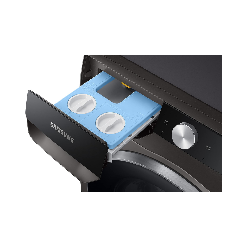 Samsung Auto Washing Machine / Front Load / Wi Fi / Inverter / Steam / Washing 12Kg - 8kg Dryer / Inox - (WD12TP34DSX/YL)