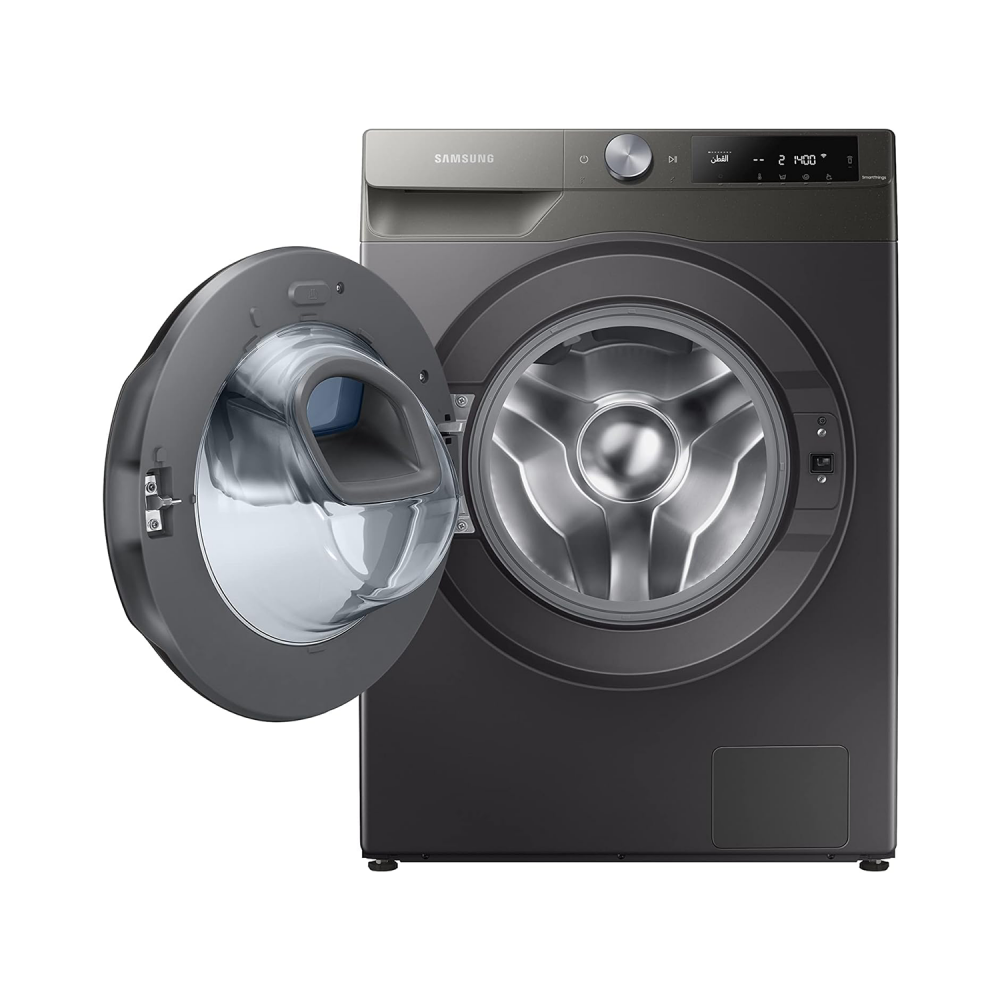 Samsung Auto Washing Machine / Front Load / Wi Fi / Inverter / Steam / Washing 9Kg - 6kg Dryer / Inox - (WD90T654DBN/YL)