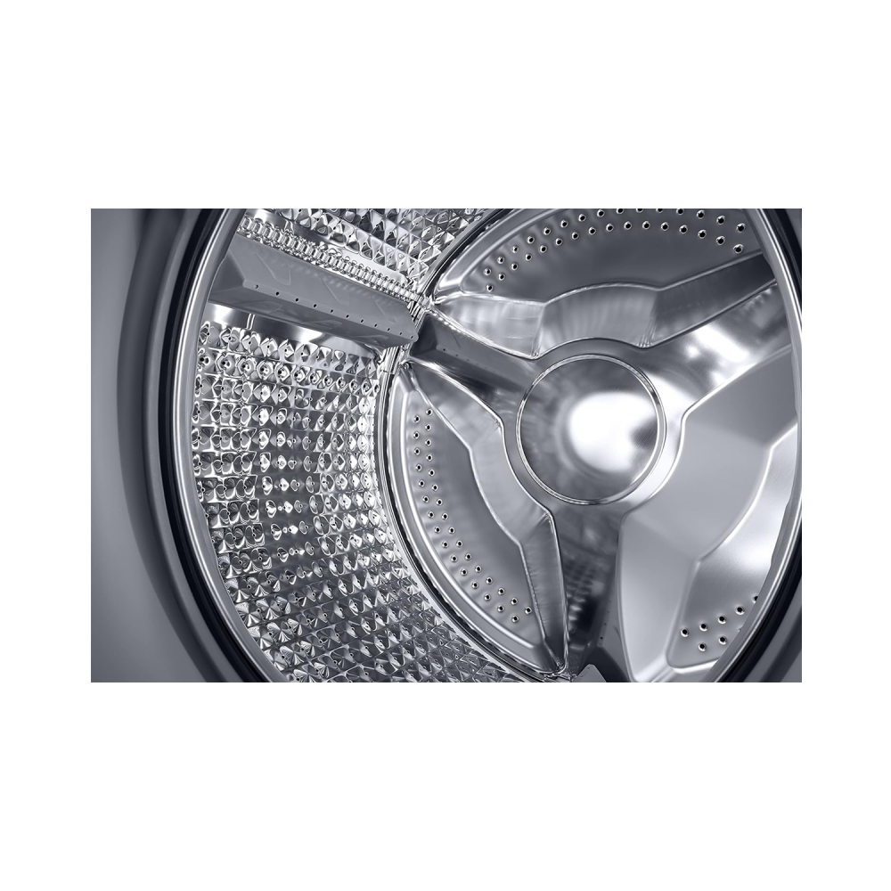 Samsung Auto Washing Machine / Front Load / Wi Fi / Inverter / Steam / Washing 9Kg - 6kg Dryer / Inox - (WD90T654DBN/YL)