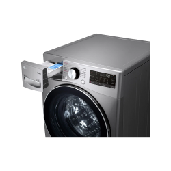 LG Auto Washing Machine / Front Load / Steam / Inverter / Turbo Wash / 15Kg - 8kg Dryer / ThinQ / STAINLESS SILVER - (WS1508XMT)