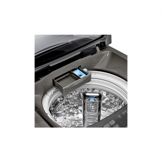 LG Auto Washing Machine / 16KG / Top Load / Wi Fi / Steam / 6 motion DD / Inverter / Turbo Wash / ThinQ / Stainless Silver - (WTS16HHMK)