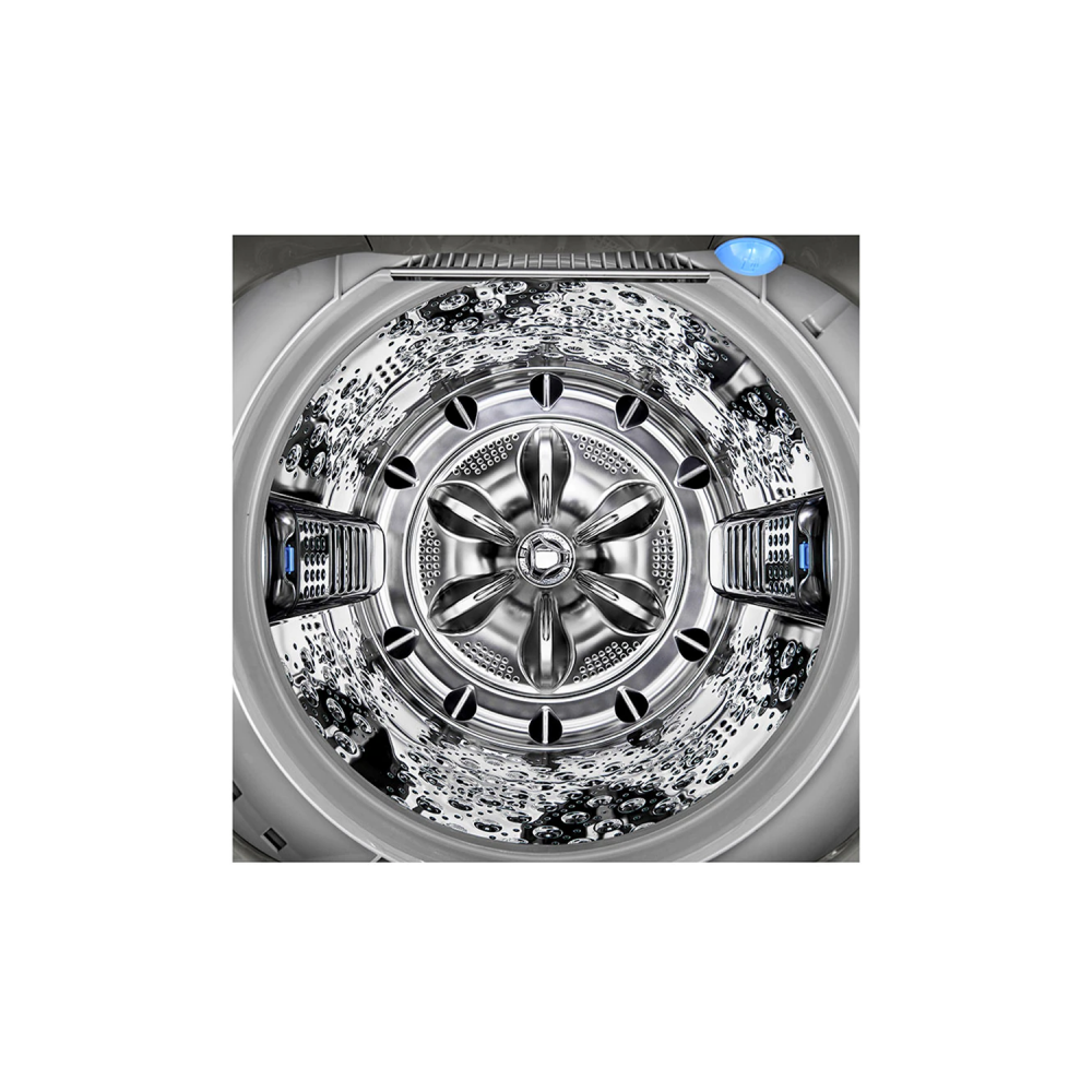 LG Auto Washing Machine / 19KG / Top Load / Wi Fi / Steam / 6 motion DD / Inverter / Turbo Wash / ThinQ / Stainless Silver - (WTS19HHMK1)