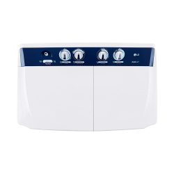 LG  Twin tub Washing Machine/Washer 10.5Kg/White - Thailand - (WTT1108OW)