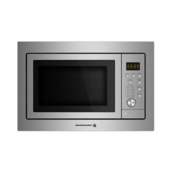 Kelvinator Built In Microwave / Grill / 28Ltr / 1450W / Black- (KMB28B)