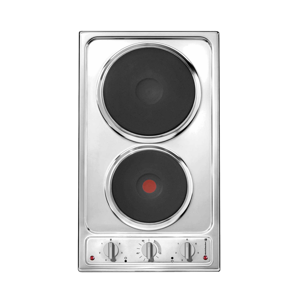 Kelvinator Builtin Electric Hob/30cm/Stone/Timer/2 Hotplate - (KRBH-AFH2RD-132/XT)