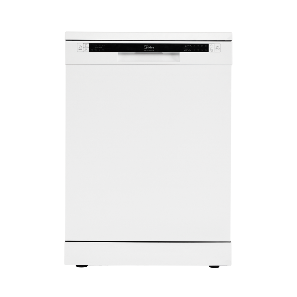 Midea Dish Washer / 12 Places / 7 Programs / White - (WQP12-5201-CW)