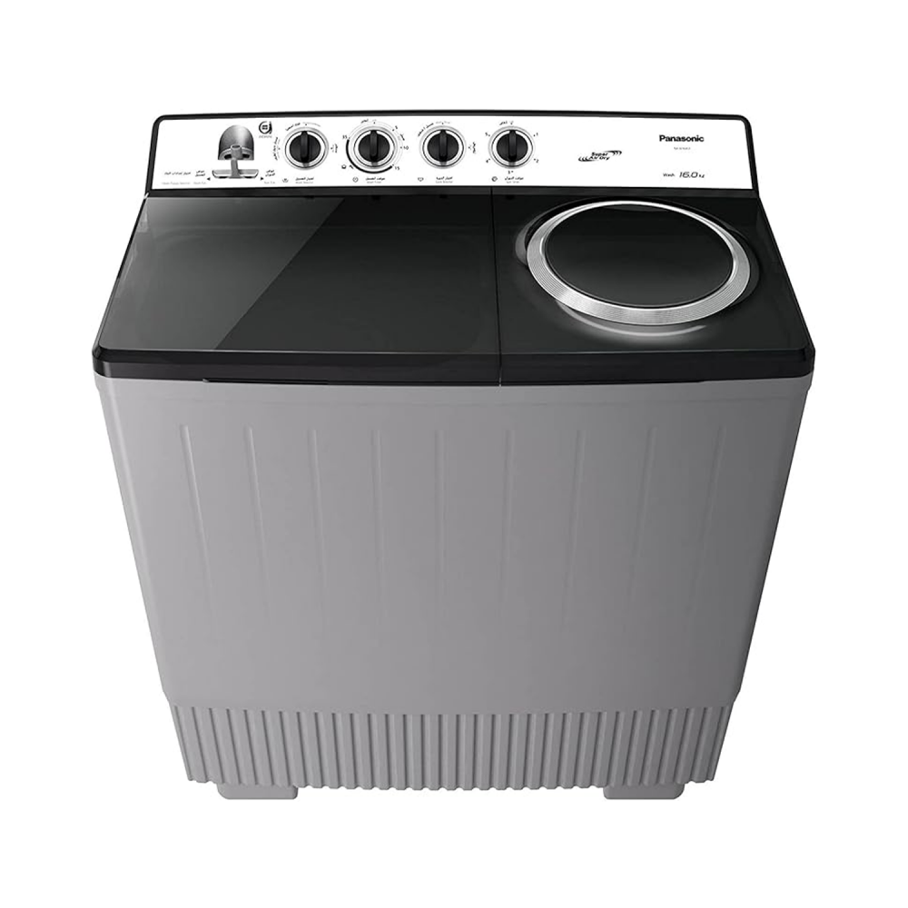 Panasonic Twintub Washing Machine/16Kg/Gray - (NA-W16XG1BSA)