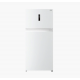 Toshiba Refrigerator / 2 Door / Inverter / 19.60 cu/ft. / 554Ltr / White - (GR-RT735WE-PMU(01))