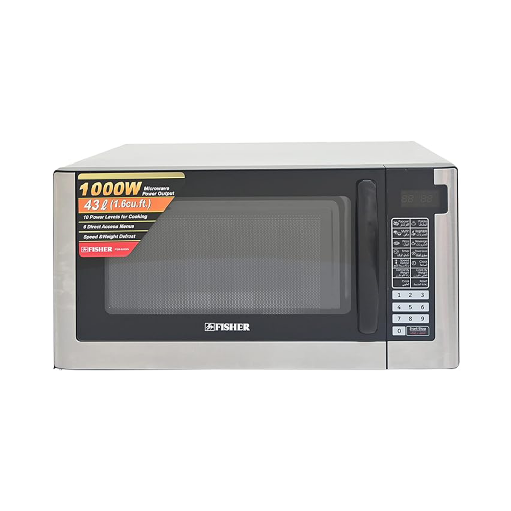 ميكروويف فيشر / 43لتر/ 1000وات / فضي - (‎FEM-S9539V)