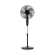 FISHER STAND FAN / 5 Plastic BLADES/ Remote Control  / 3 SPEED / Black / 55W - (FFS-R5B3S)