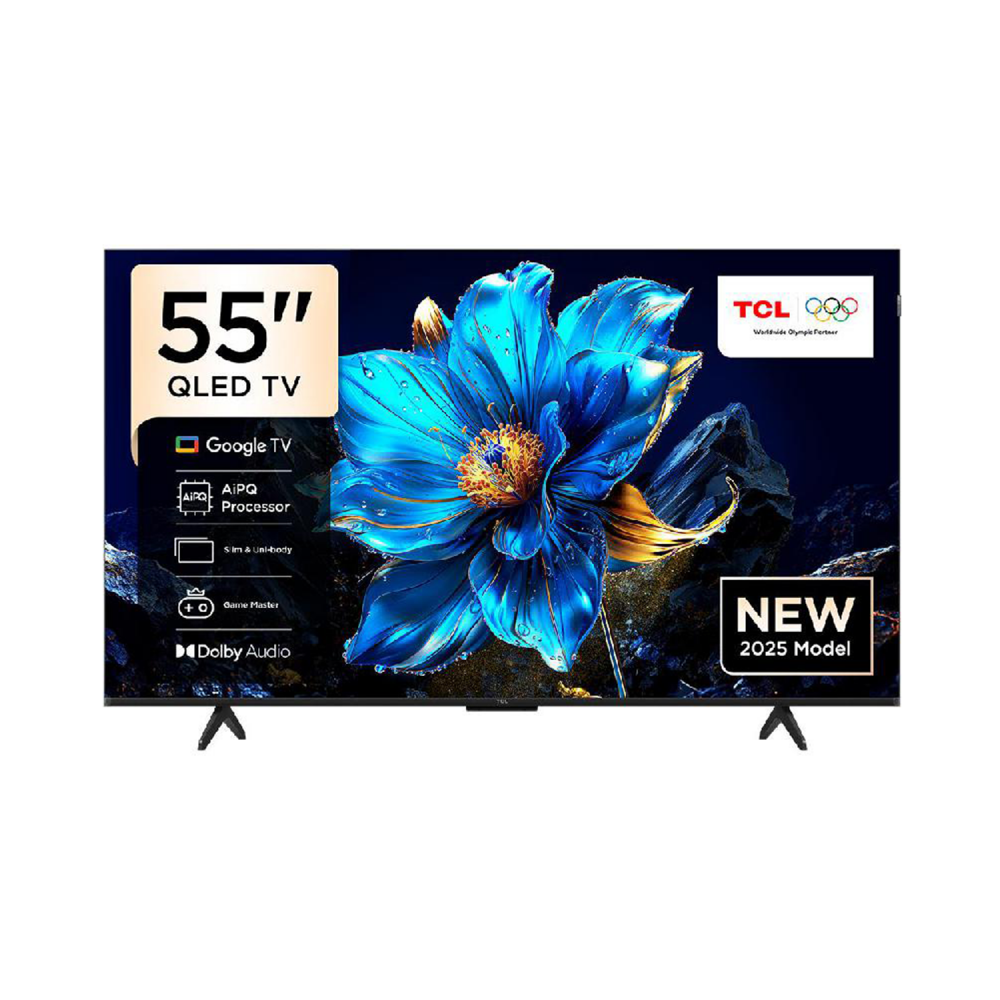 شاشة تي سي ال 55" فائق الوضوح كيوليد /60 هرتز/ جوجل تي في / سمارت /  2يو اس بي / 3اتش دي ام اي - (55P79K)