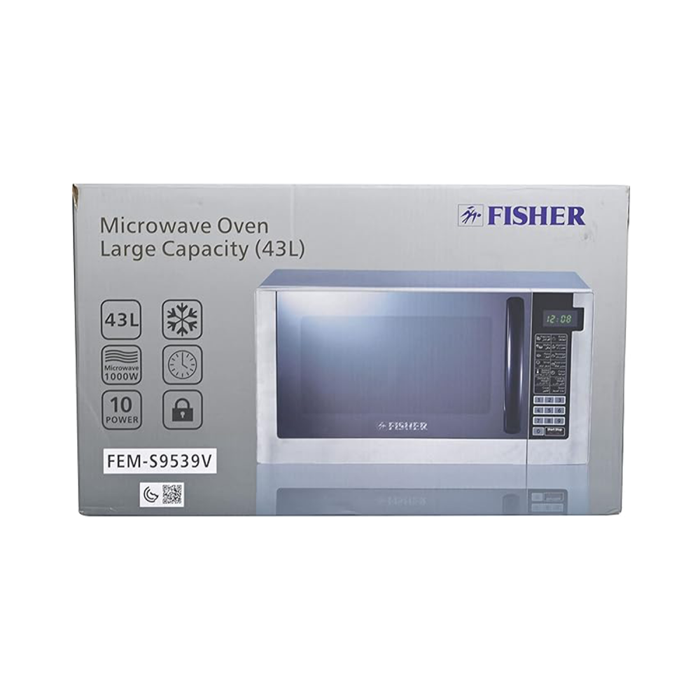 ميكروويف فيشر / 43لتر/ 1000وات / فضي - (‎FEM-S9539V)